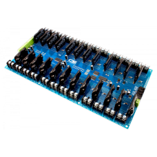 24-Channel Solid State Relay Controller + 8 GPIO with I2C Interface